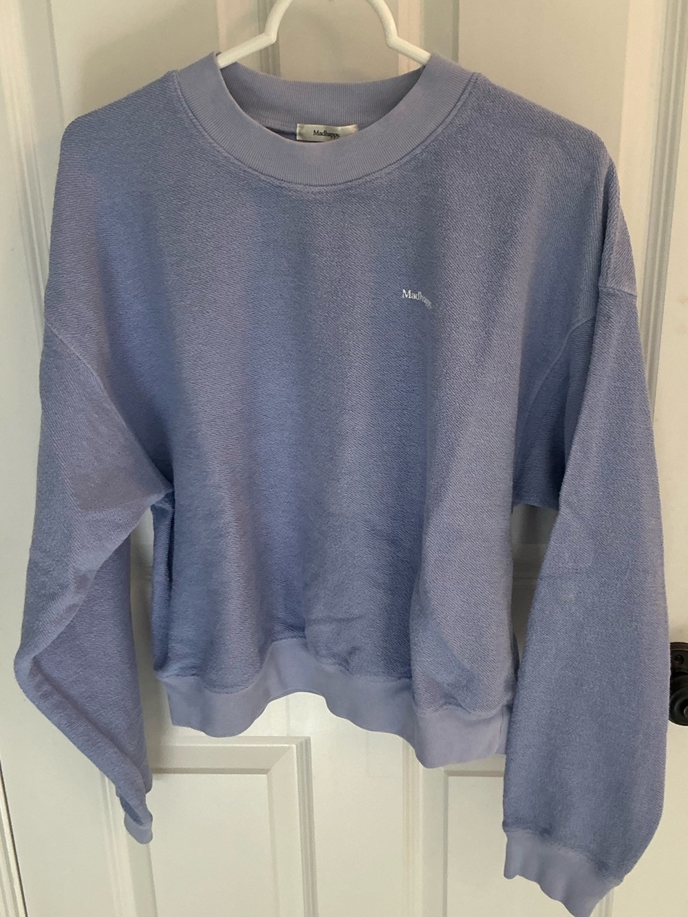 Madhappy Terry crewneck pullover top sz XL